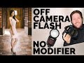 Off Camera Flash No Modifier 5 Min Challenge | Godox V1 Nikon D850