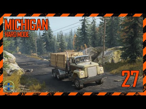 Ten-Hut | Hard Mode | Michigan | Part 27 | SnowRunner