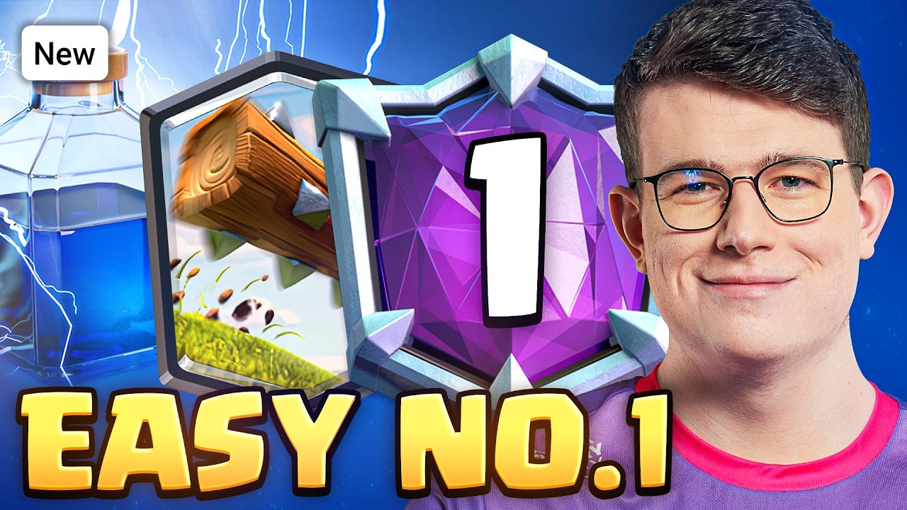 I AM #1 IN THE WORLD w/ NEW BROKEN DECK! 🌎🏆 - Clash Royale