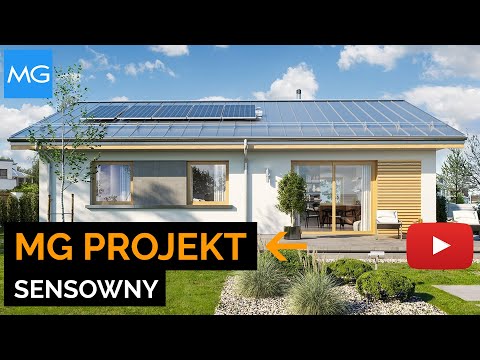 Projekt domu Sensowny MG Projekt - 71,18 m2