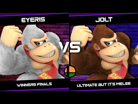 Eyeris (Donkey Kong) vs Jolt (Donkey Kong) - Ultimate but it's Melee - Winners Finals