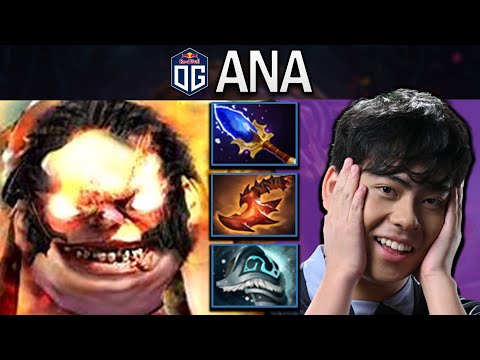 OG.ANA SMURF PUDGE WITH 22 KILLS & SHIVAS - DOTA 2 7.31 PRO GAMEPLAY
