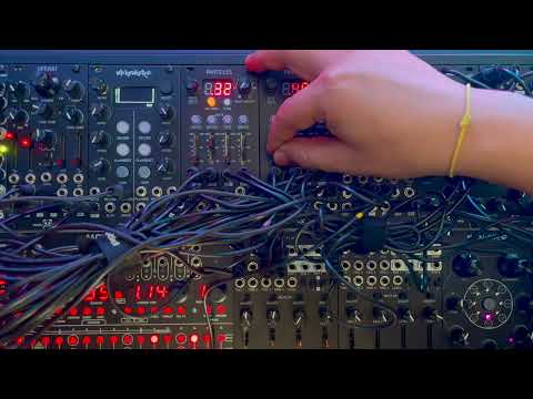 Patching Panda Particles Eurorack Synth Module 2024 - Present - Black image 3