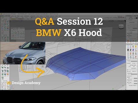 Autodesk Alias Tutorials I Q&A 12 - BMW X6 Hood 1