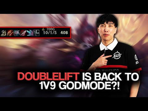 DOUBLELIFT IS BACK TO 1V9 GODMODE?! Ft.@IWDominatelol | Treatz | 100T vs EG LCS WEEK 8