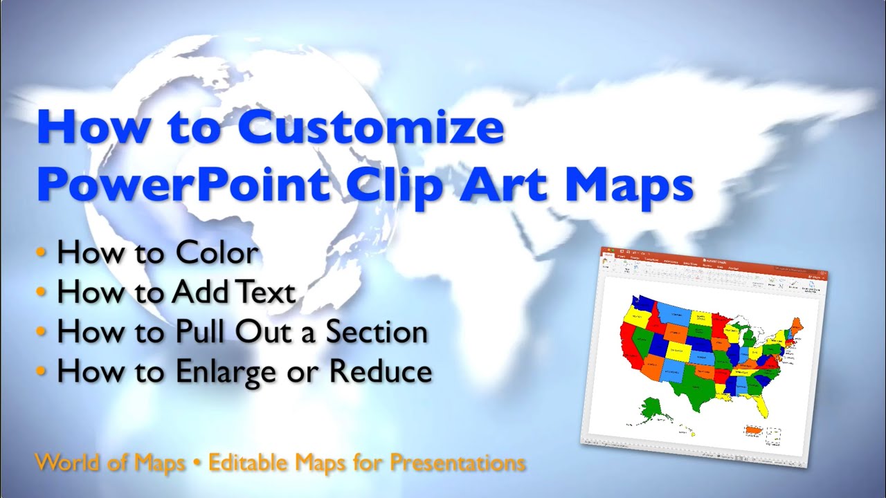 4 Easy Ways to Edit Our Royalty-Free PowerPoint USA Clip-Art Map