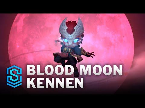 Blood Moon Kennen Wild Rift Skin Spotlight