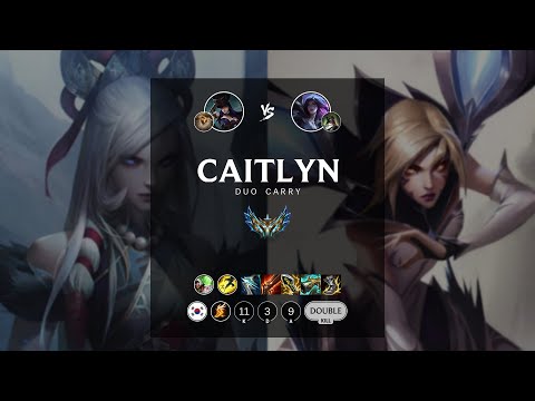 Caitlyn ADC vs Kai'Sa - KR Challenger Patch 12.12