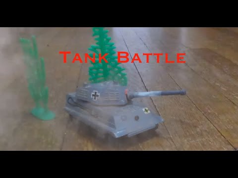 King Tiger Vs American Tank column- Stopmotion- TH Studios