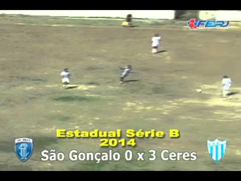 Série B 2014 - São Gonçalo 0 x 3 Ceres - 2ª Rod Tç Santos Dumont