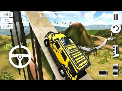 EXTREME SUV DRIVING SIMULATOR - 4x4 Offroad Luxury Jeep Prado Car Stunts - Best Android GamePlay FHD