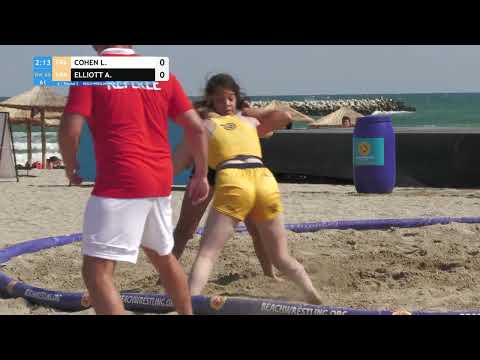 Round 2 Women's BW - 60 kg: L. COHEN (FRA) v. A. ELLIOTT (USA)
