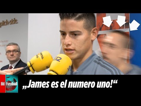 Ribéry crasht Interview von James