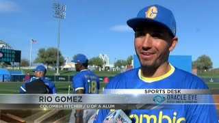 Former U of A pitcher Rio Gomez pitches for Colombia in World Baseball Classic