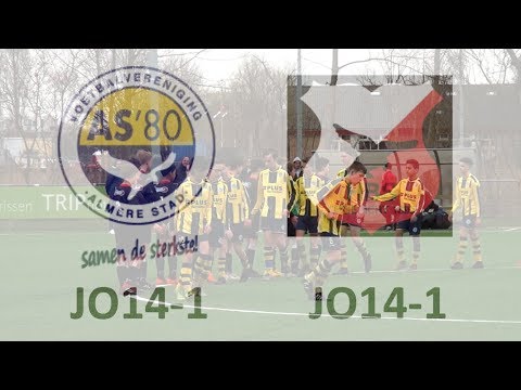 AS'80 JO14-1 - HBS JO14-1 (9 maart 2019)