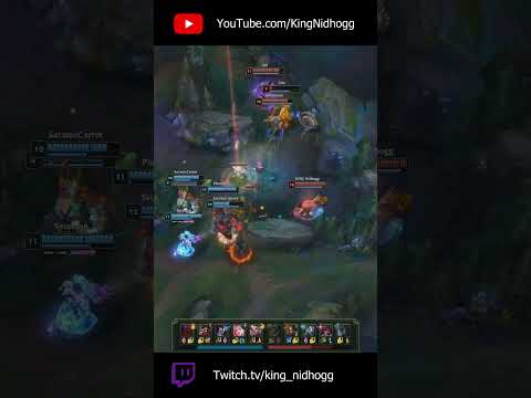 Attack Speed Nidalee Penta #fyp #leagueoflegends #kingnidhogg