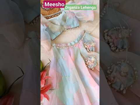Meesho Organza lehenga haul |lehanga choli | #lehenga #haulvideo #haul #meeshohaul #trending #dress