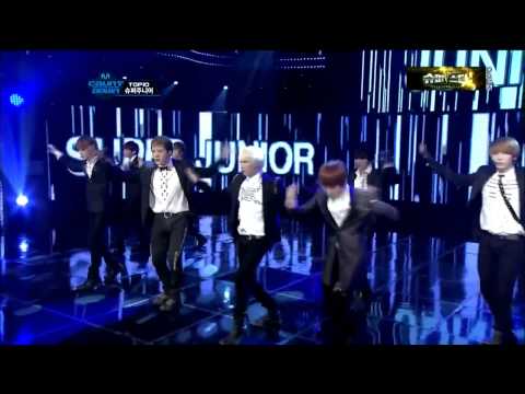 110929 【HD】Super Junior - A-CHA - ComeBack Stage