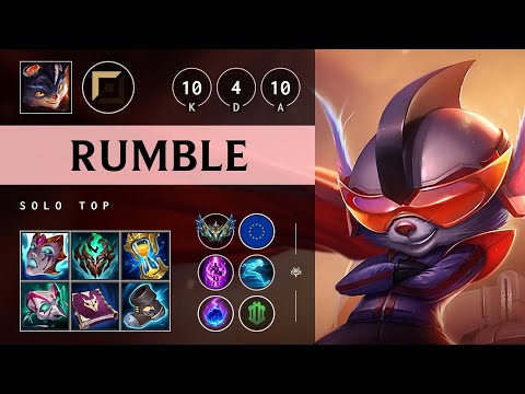 Rumble Top vs Ryze: Unstoppable - EUW Challenger Patch 14.16