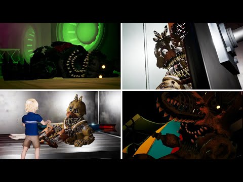 Nightmare Chica, Bonnie & Foxy get destroyed - Five Nights at Freddy's: Security Breach