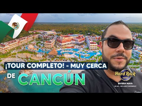 Hard Rock Hotel Riviera Maya - TOUR COMPLETO | Uno de los mejores hoteles cerca de Cancun