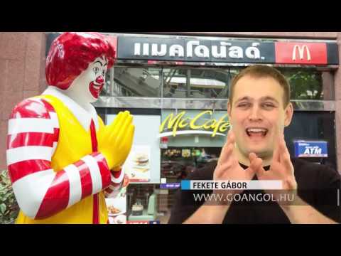 Egy amerikai Mekiben (GO! Angol beszédfejlesztő mintavideó)