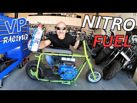 When you run VP racing Nitro fuel in a mini bike