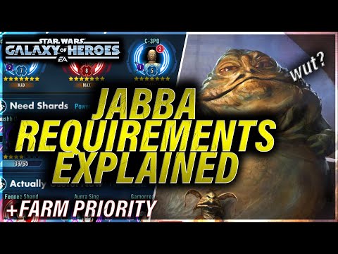 JABBA REQUIREMENTS EXPLAINED + FARMING ORDER