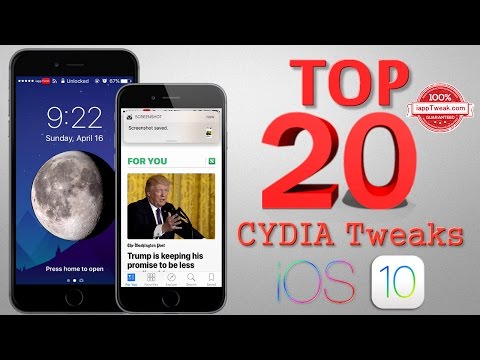 TOP 20 Brand New Tweaks For iOS 9/iOS 10.2 Jailbreak - Part 2
