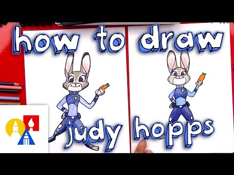 How To Draw Judy Hopps From Zootopia