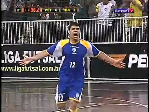 Os gols de Petrópolis 2 x 2 Carlos Barbosa pela Liga Futsal 2010