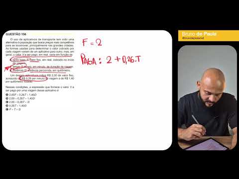 Questão 156 - Caderno Amarelo | MATEMÁTICA ENEM 2024