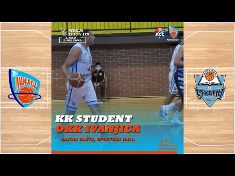 1. MRL Zapad B, 3. kolo / KK Student - OKK Ivanjica (25.10.2020)