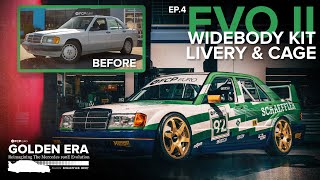Widebody, Cage, & Throwback Livery - Running Out Of Time On Our 190E DTM Tribute | Golden Era Ep.4