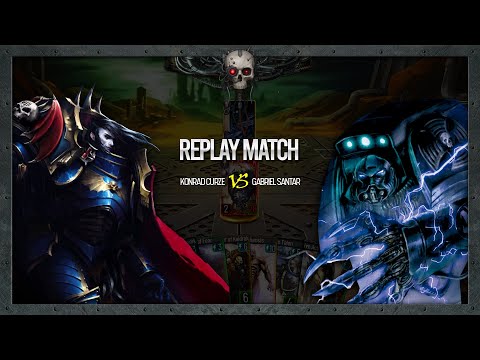 REPLAY | Konrad Curze VS Gabriel Santar | Horus Heresy Legions