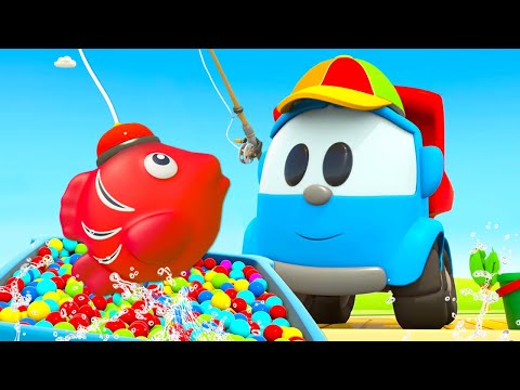 Sing with Leo! The Red Fish song for kids. Learn animals songs for kids. Nursery rhymes for babies.