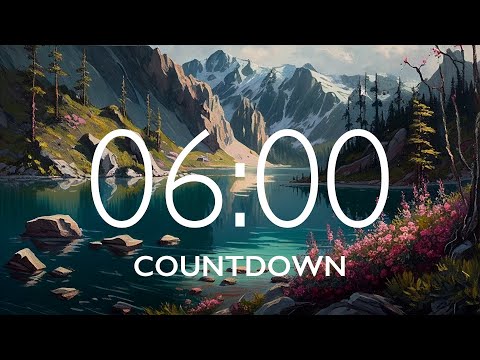 6 Minute Timer with Relaxing Music and Alarm