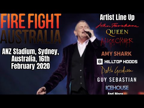 Fire Fight Australia Concert, ANZ Stadium, Sydney, 16th February 2020