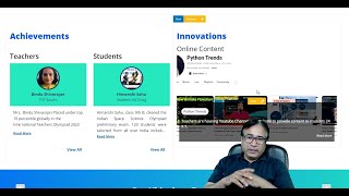How to Edit Achievements and Innovations at Home Page of Website