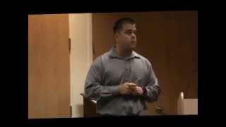 Don Hooton Jr. introducing The Taylor Hooton Foundation at Geneva College