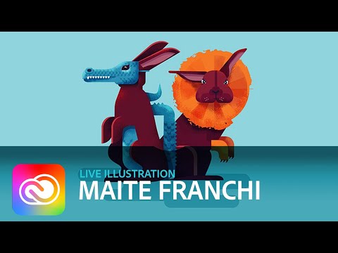 Live Illustration with Maite Franchi - DAY 1/3 | Adobe Creative Cloud