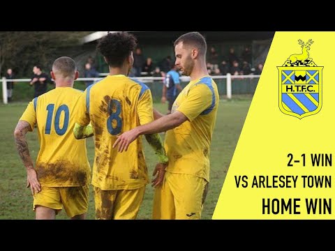 HARPS OVERCOME ARLESEY || Harpenden Town beat Arlesey Town 2-1 in their most recent home game.