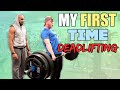 MY FIRST TIME DEADLIFTING AT ULTIMATE FITNESS BIRMINGHAM