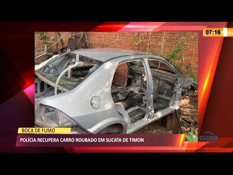 Polícia recupera carro roubado em sucata em Timon 15 03 2021