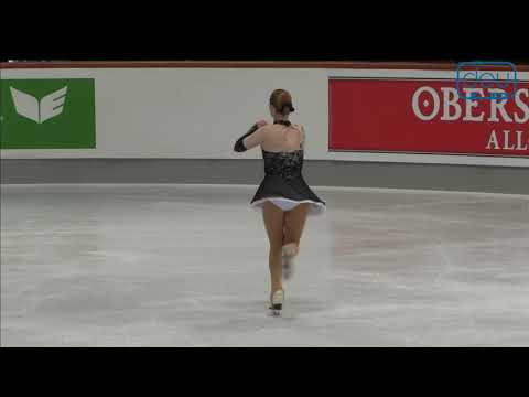 Lenka HLAVACOVA. Oberstdorf 2018. Silver Ladies II - Free Skating. 25 place