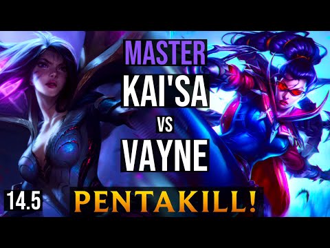 KAI'SA Bot vs VAYNE | EUW Master - Patch 14.5
