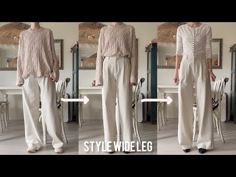 BEST WAYS TO STYLE your wide leg trousers (or jeans) |...