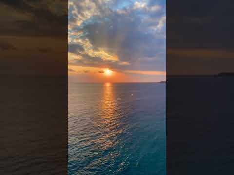 Beautiful sunset 🌅 over the sea at five star 7Pines Resort Ibiza Spain |#summer #travel #iphone12pro