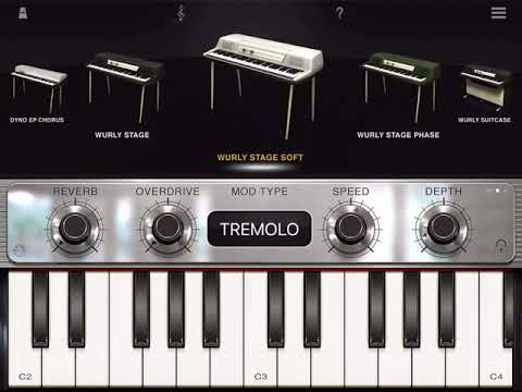 “iLove Wurly” app iLectric Piano (iPad5 - Zé Osório)