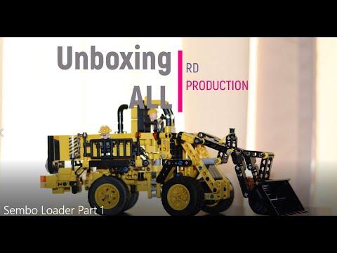 SEMBO 701701 Technic series Wheel Loader Building Blocks - Part 1 Unboxing All